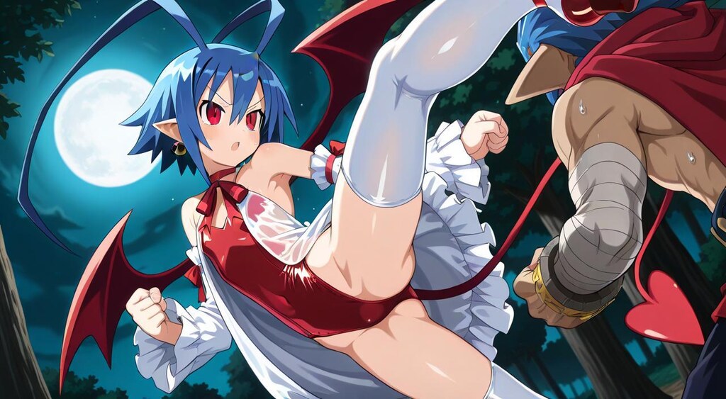 魔界戦記ディスガイア　ラハール　キック