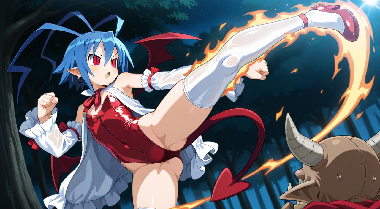 魔界戦記ディスガイア　ラハール　キック