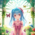The frilly pink-dressed girl 2枚目