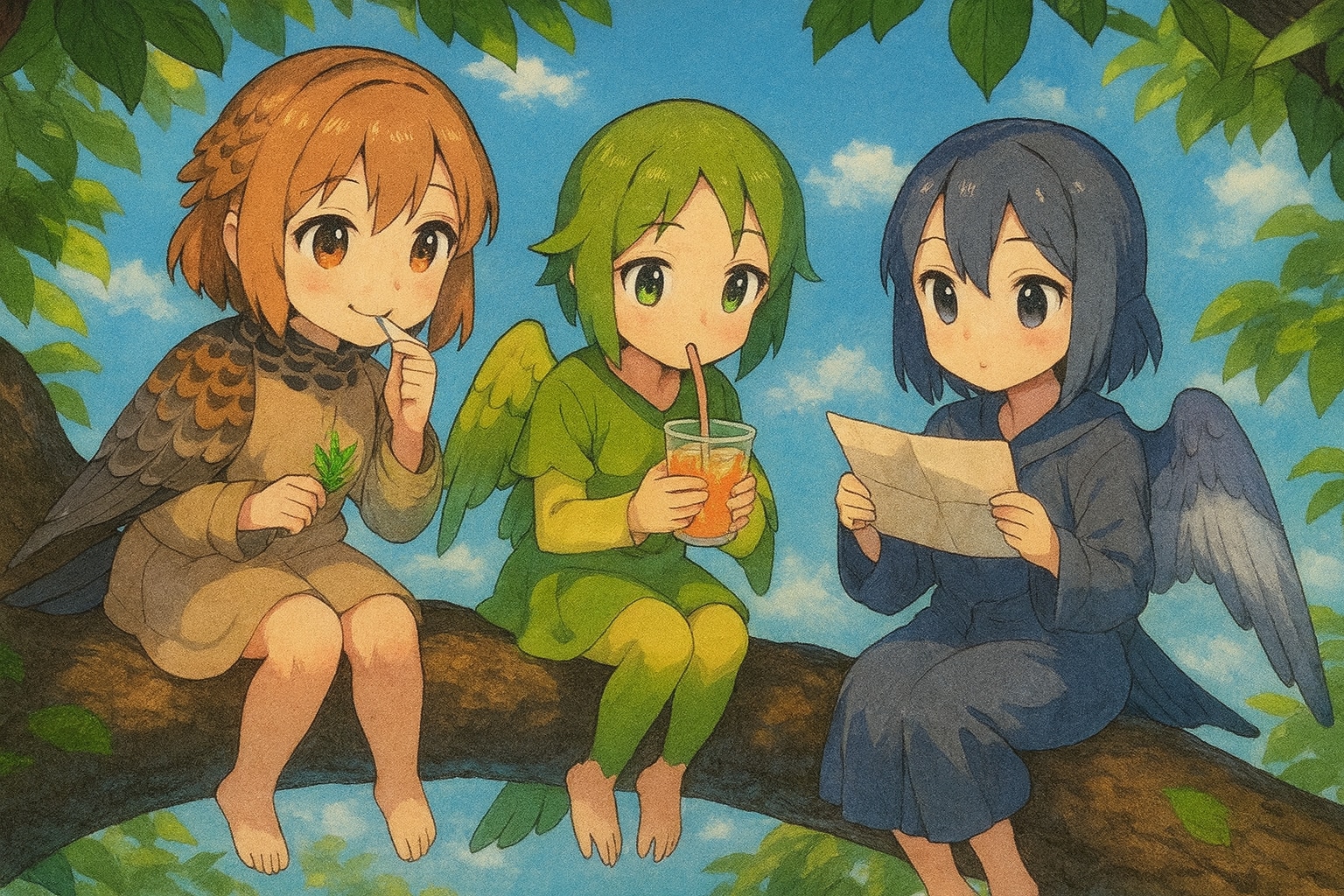 キジバト、アオバト、たぶんドバト | の人気AIイラスト・グラビア