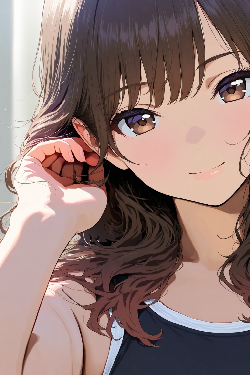 髪をかきあげる | の人気AIイラスト・グラビア