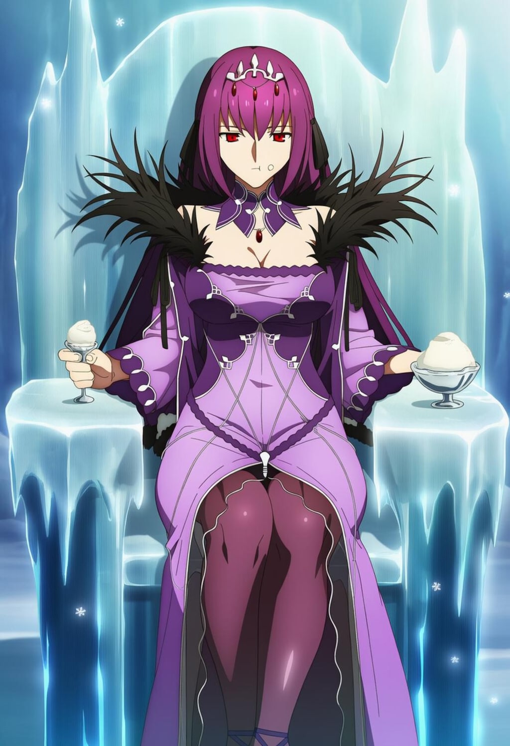 冬のドレス等コスプレ女神人妻