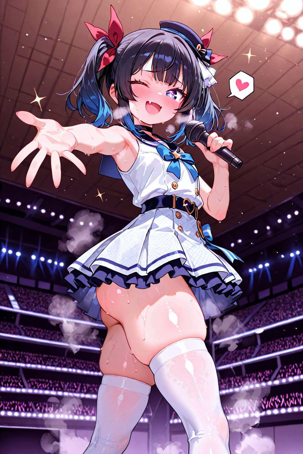 歌って､踊って 汗だくになったアイドル