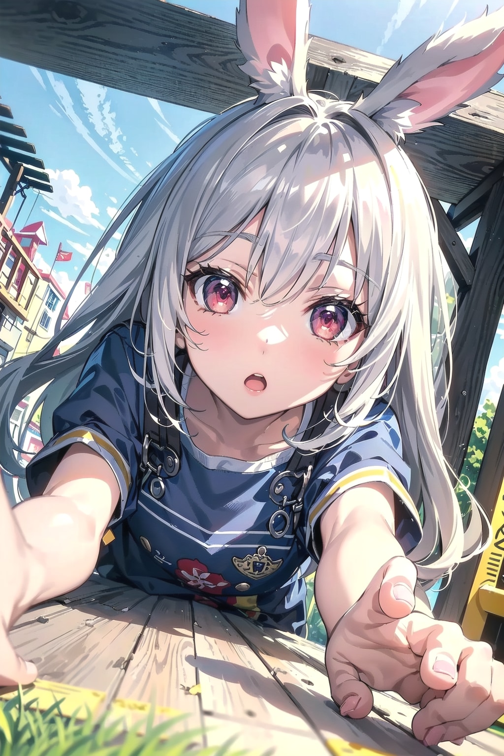 むぅ⋯退屈なのでしゅ🐰💧