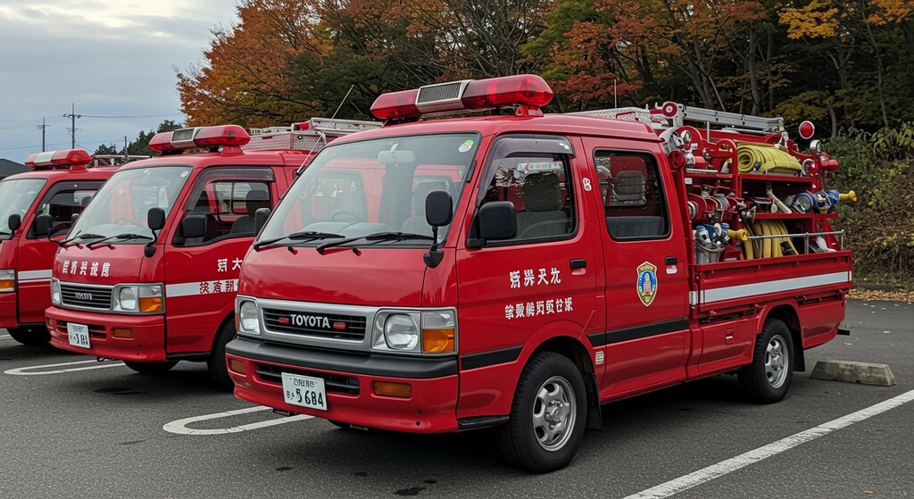 ハイエース消防車
