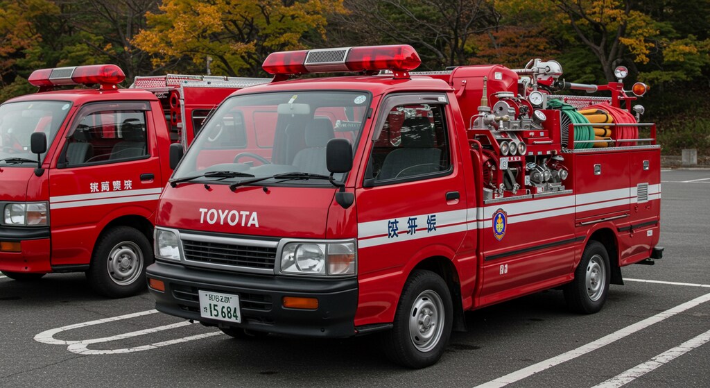 ハイエース消防車