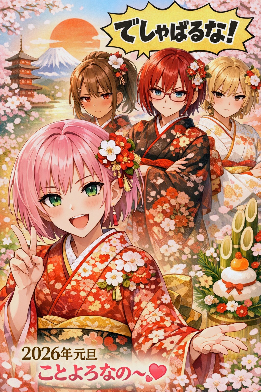 新年のご挨拶なの💓 | の人気AIイラスト・グラビア