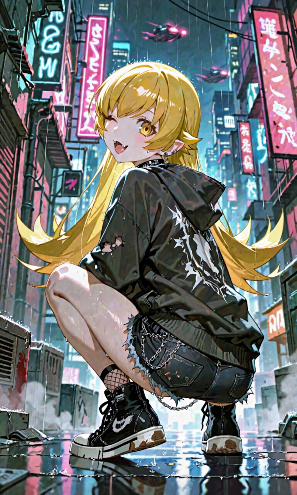 忍野忍　ストリート系