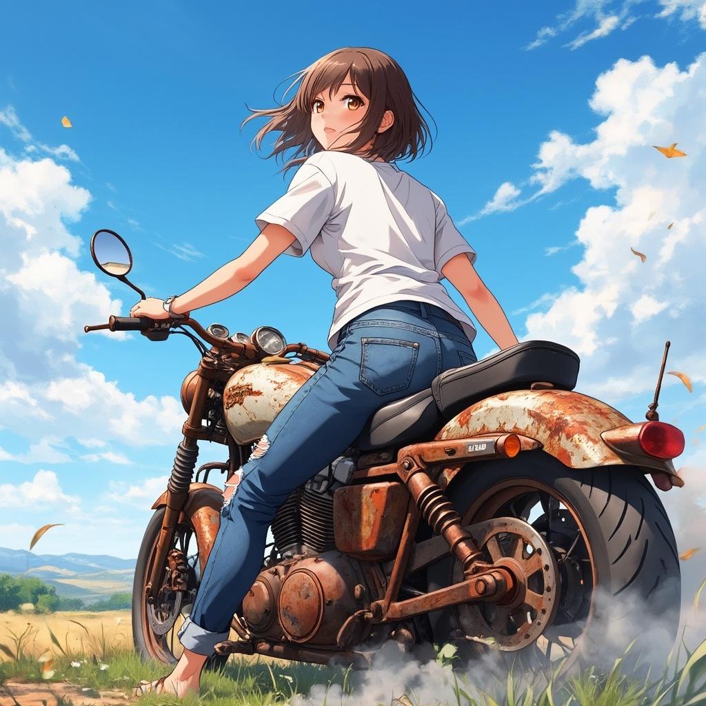 私のポンコツバイク | の人気AIイラスト・グラビア
