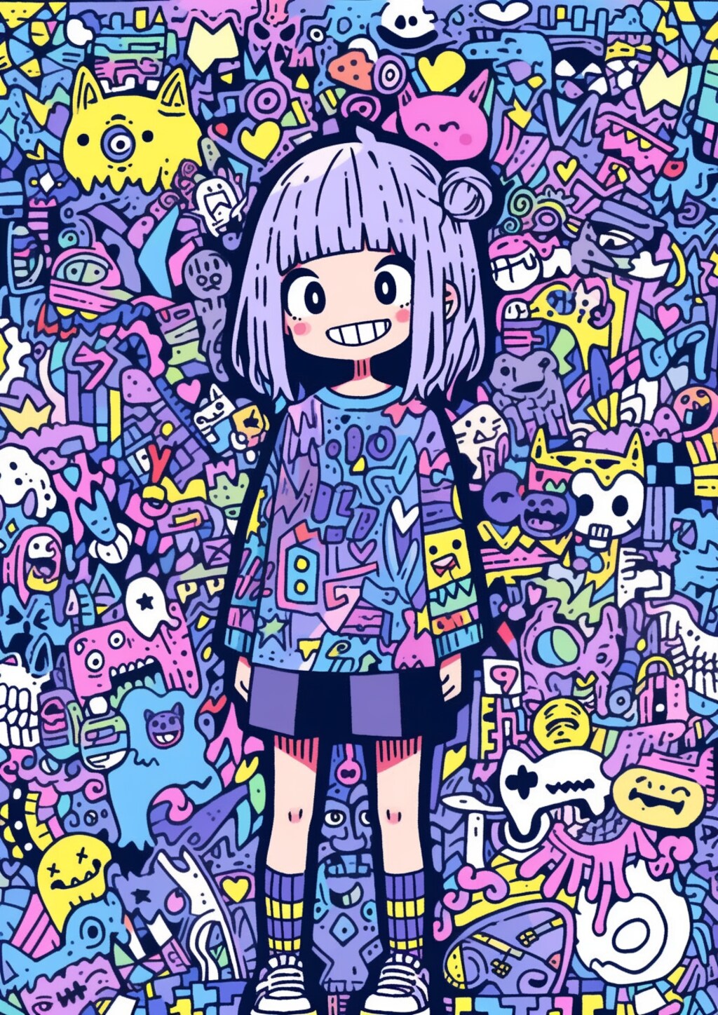 作り笑顔