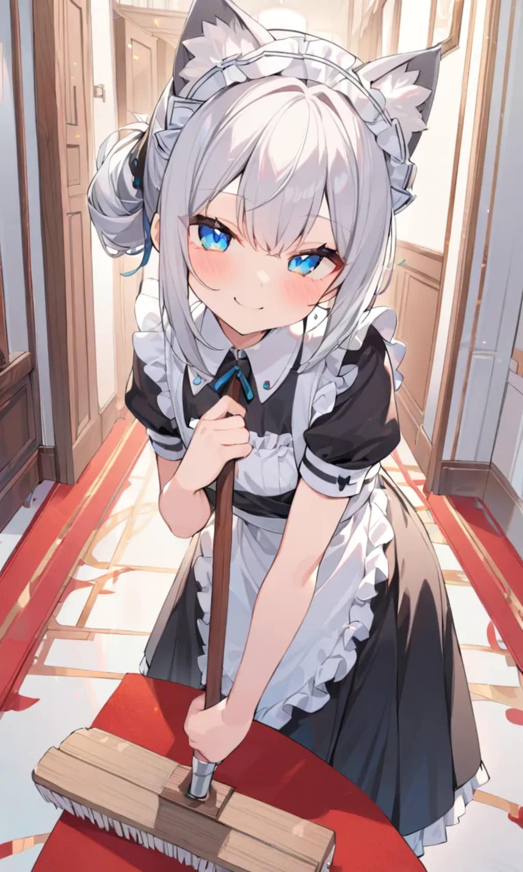 猫耳メイドさん