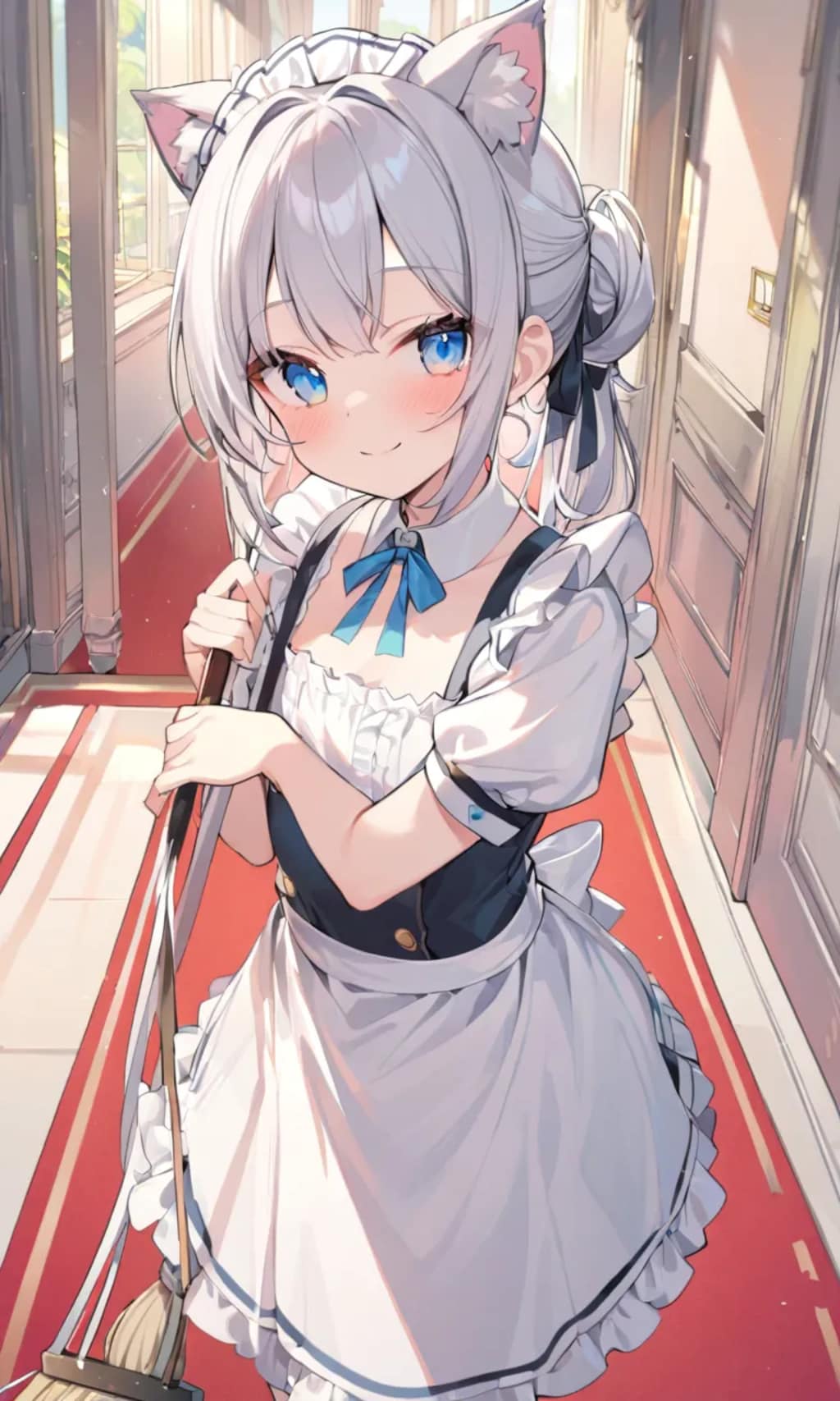 猫耳メイドさん