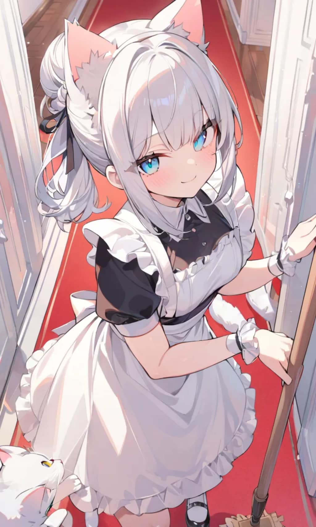 猫耳メイドさん