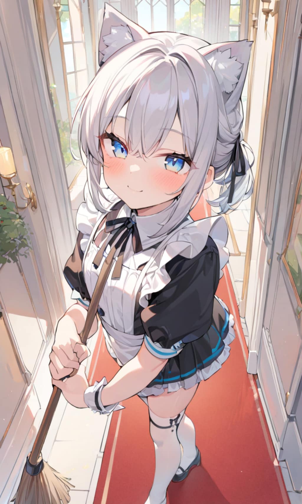 猫耳メイドさん