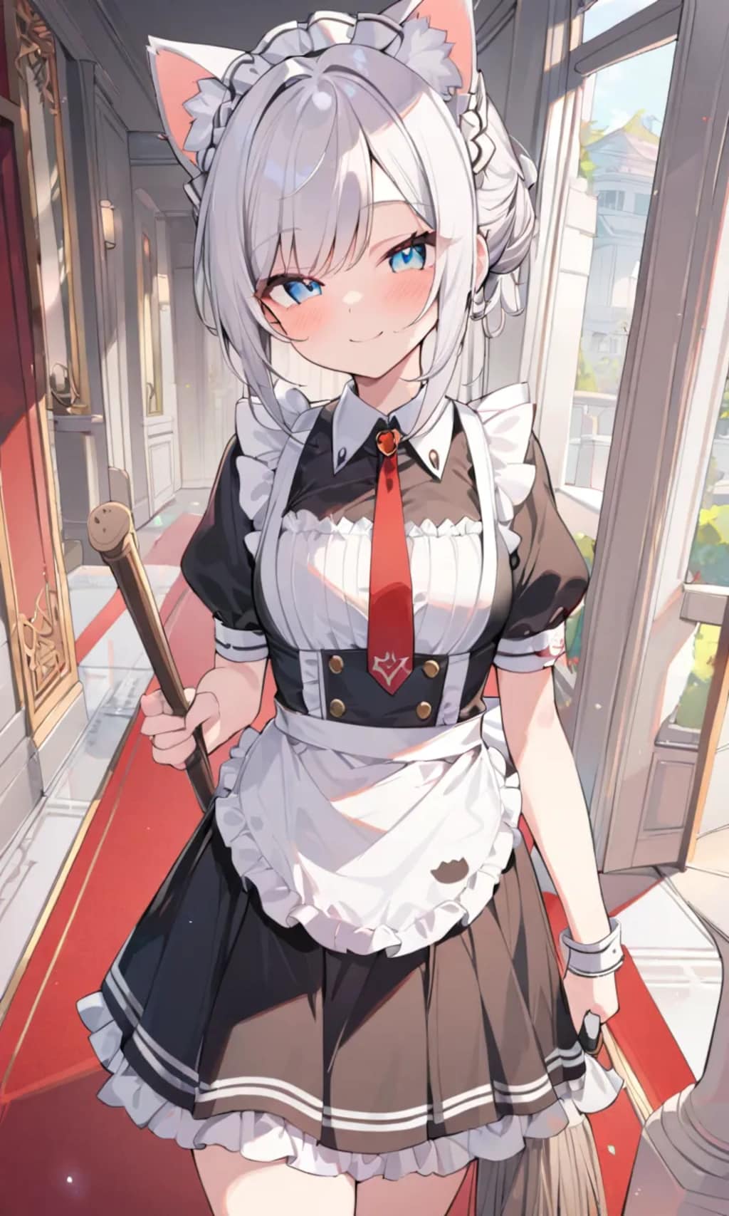 猫耳メイドさん