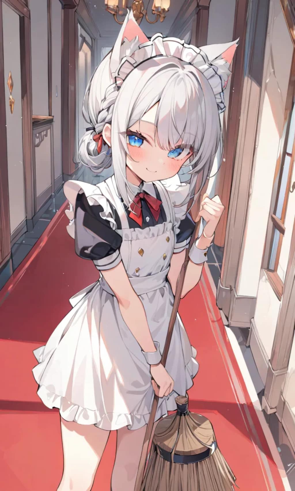 猫耳メイドさん