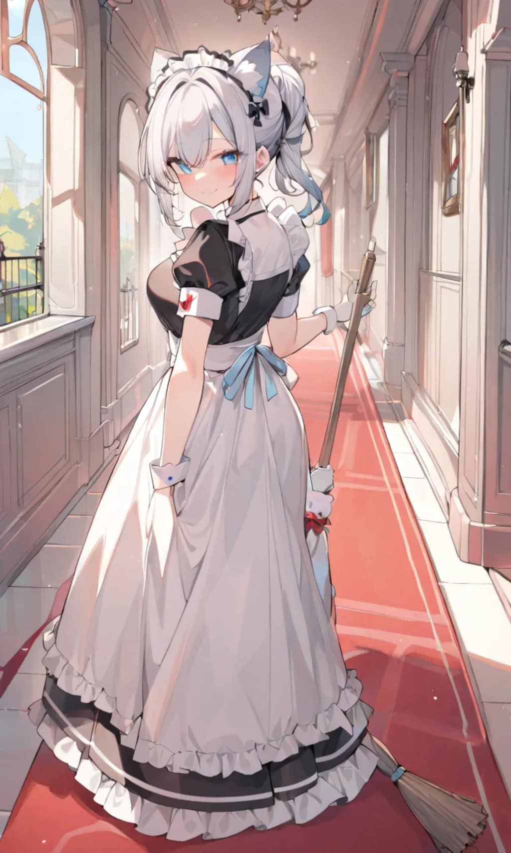 猫耳メイドさん