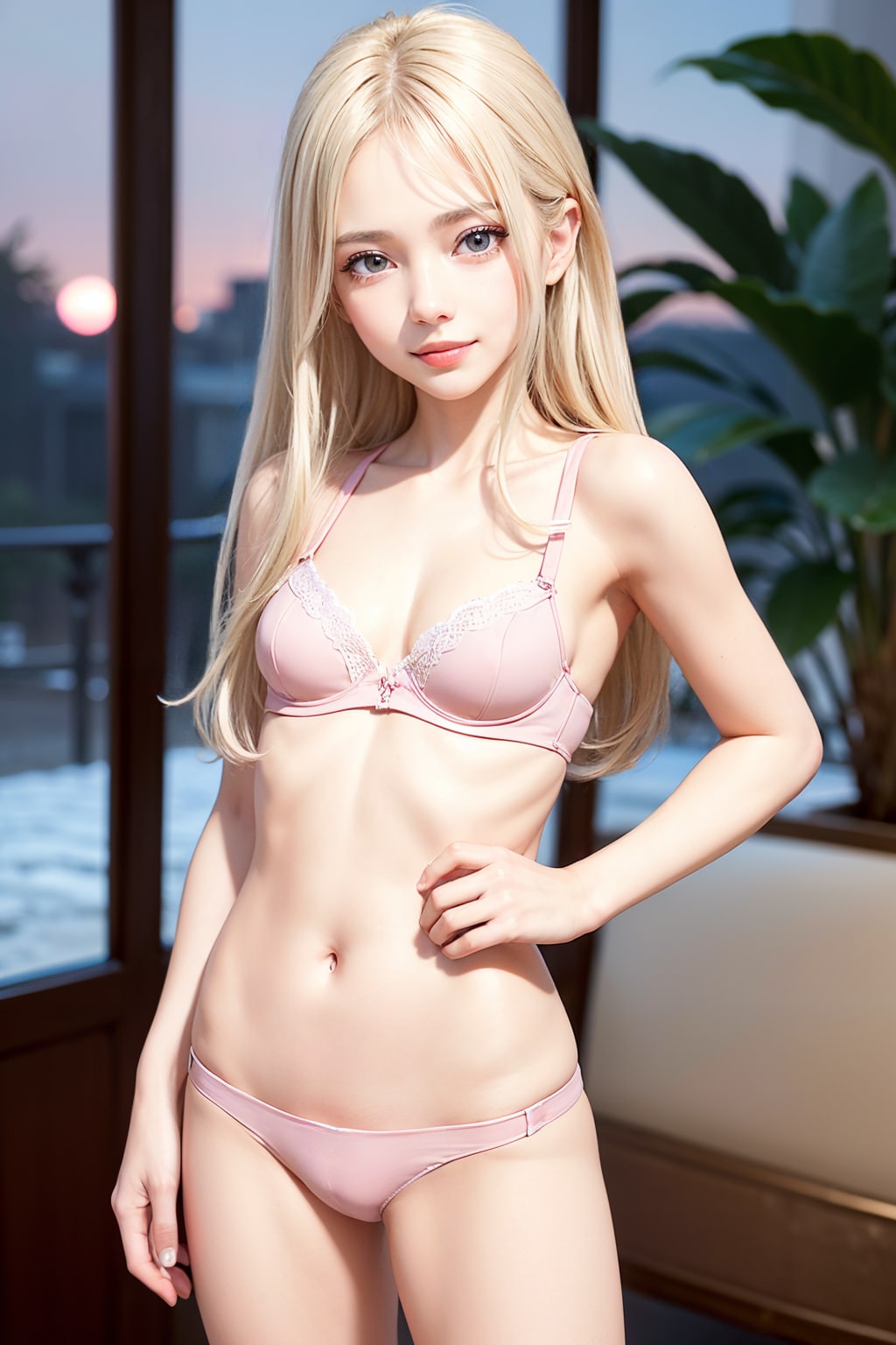 金髪ランジェリー22