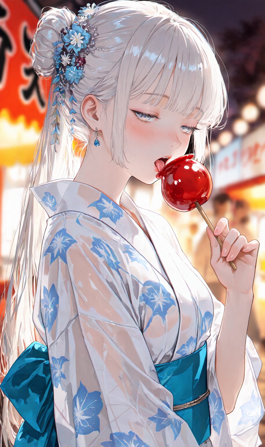 リンゴ飴も美味しい