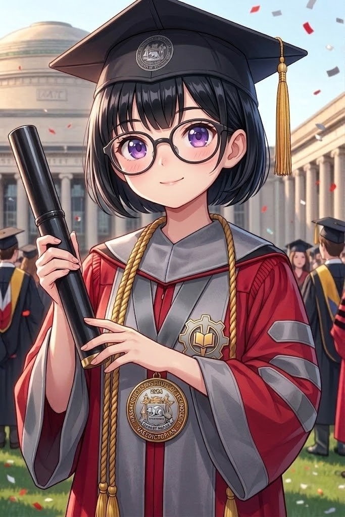 全年齢版【汐音：MIT(マサチューセッツ工科大学量子物理学部)卒業時（14歳）プロファイル】