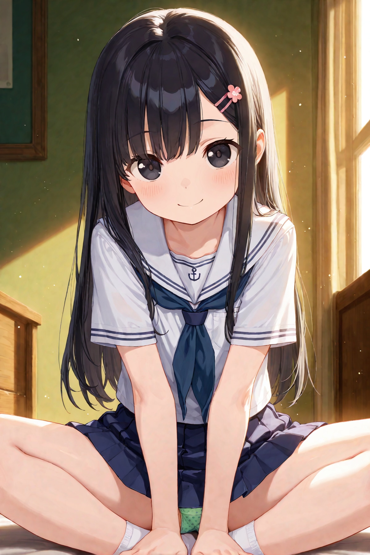 ベッド上