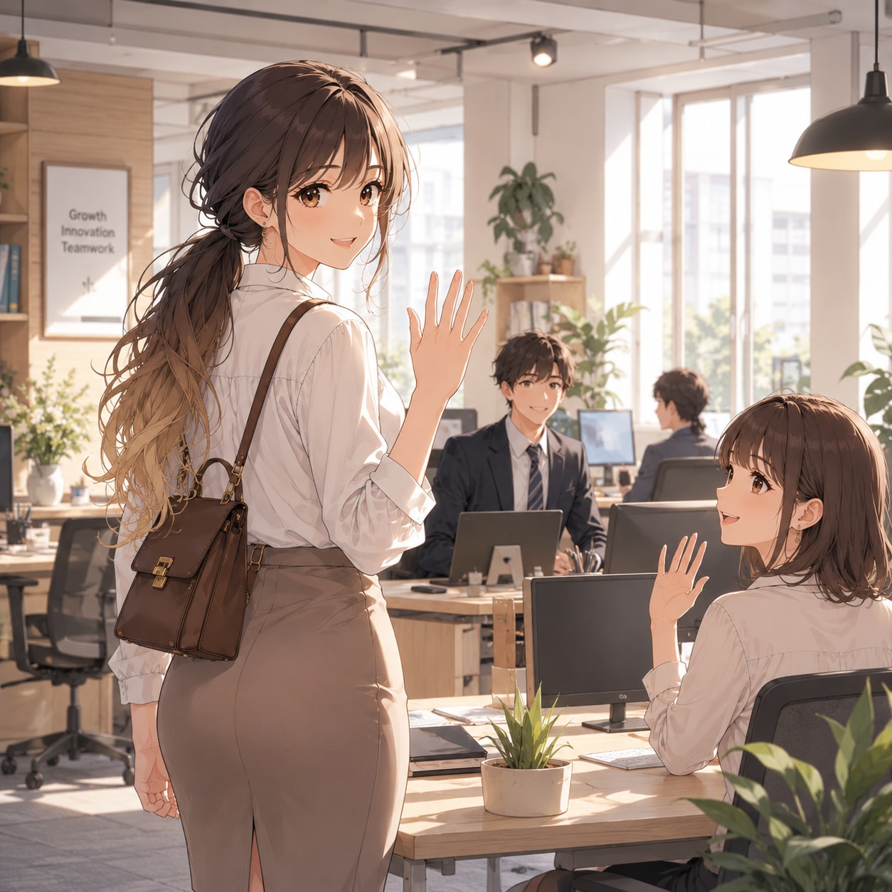 おはようございまーす🏢