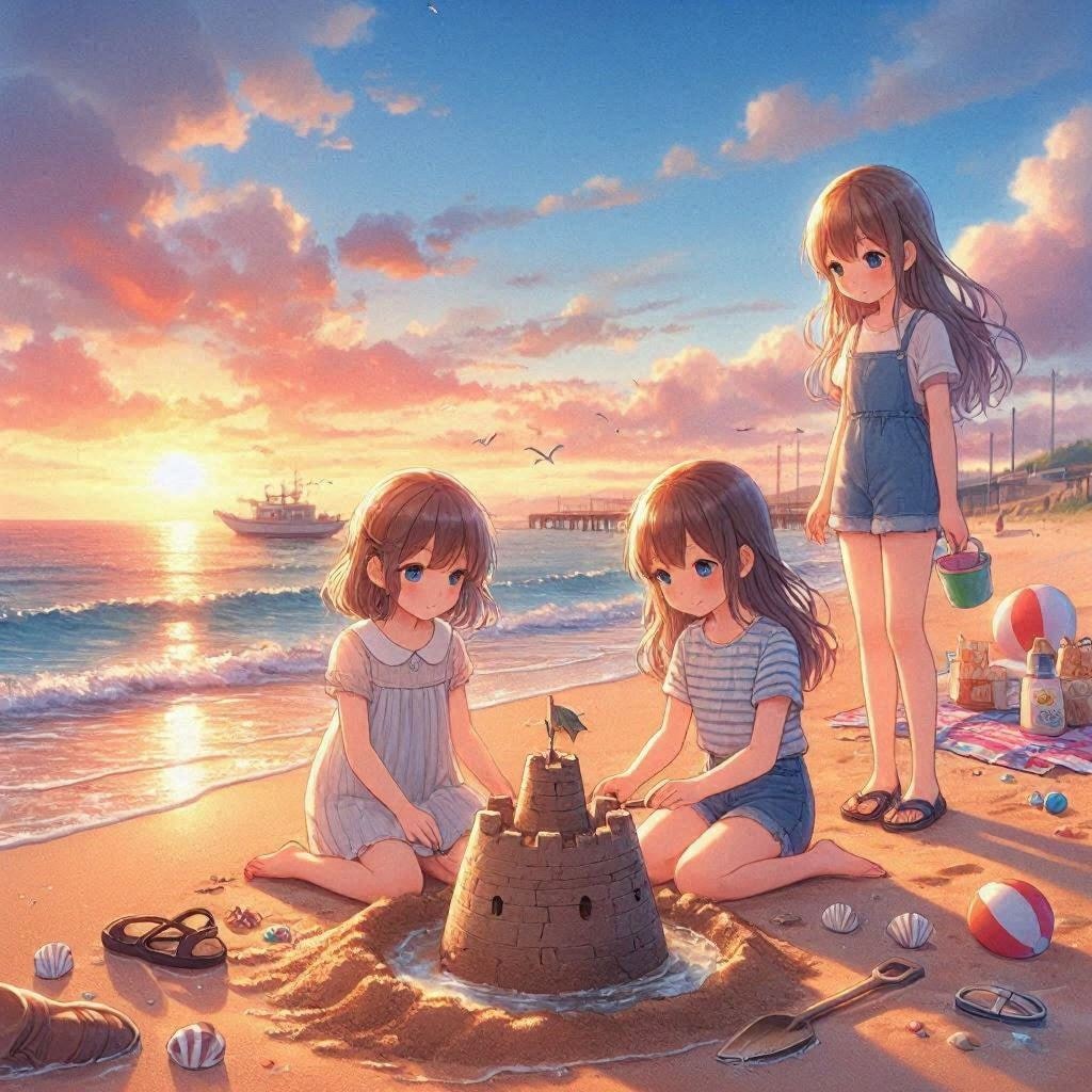 砂の城(DALL-E)(6)