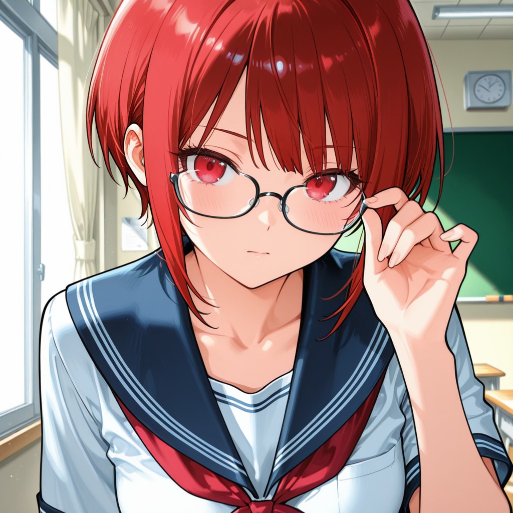 レンズ越しの視線