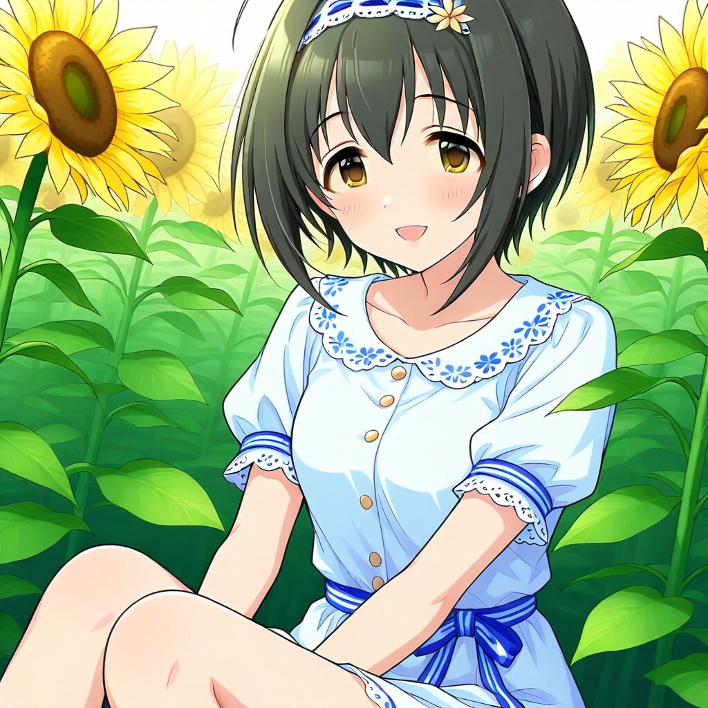 小日向美穂とひまわり