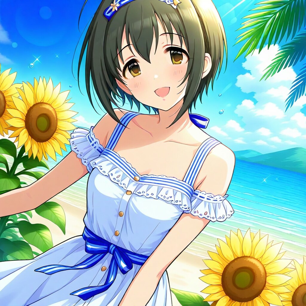 小日向美穂とひまわり