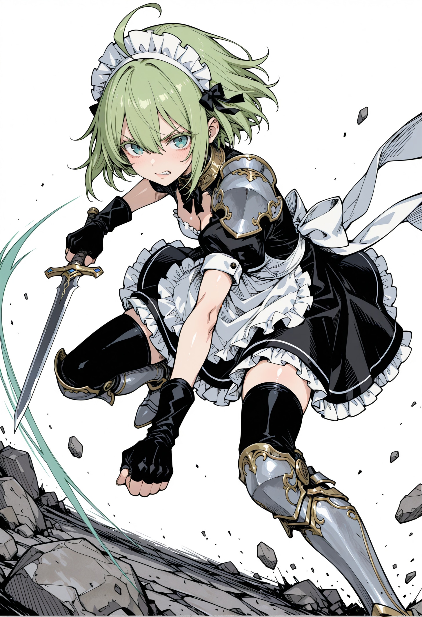 闘うアーマーメイド