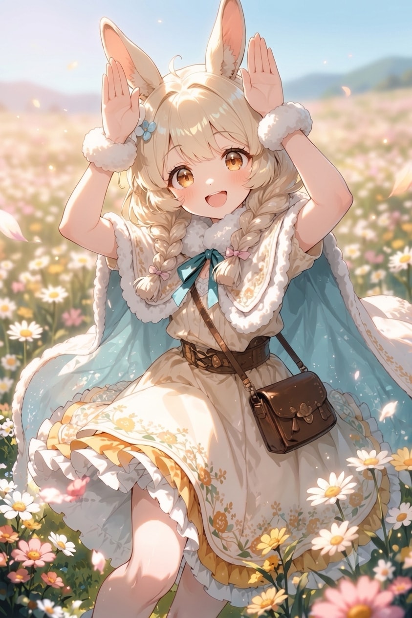 おはよウサギ（アルパカ）