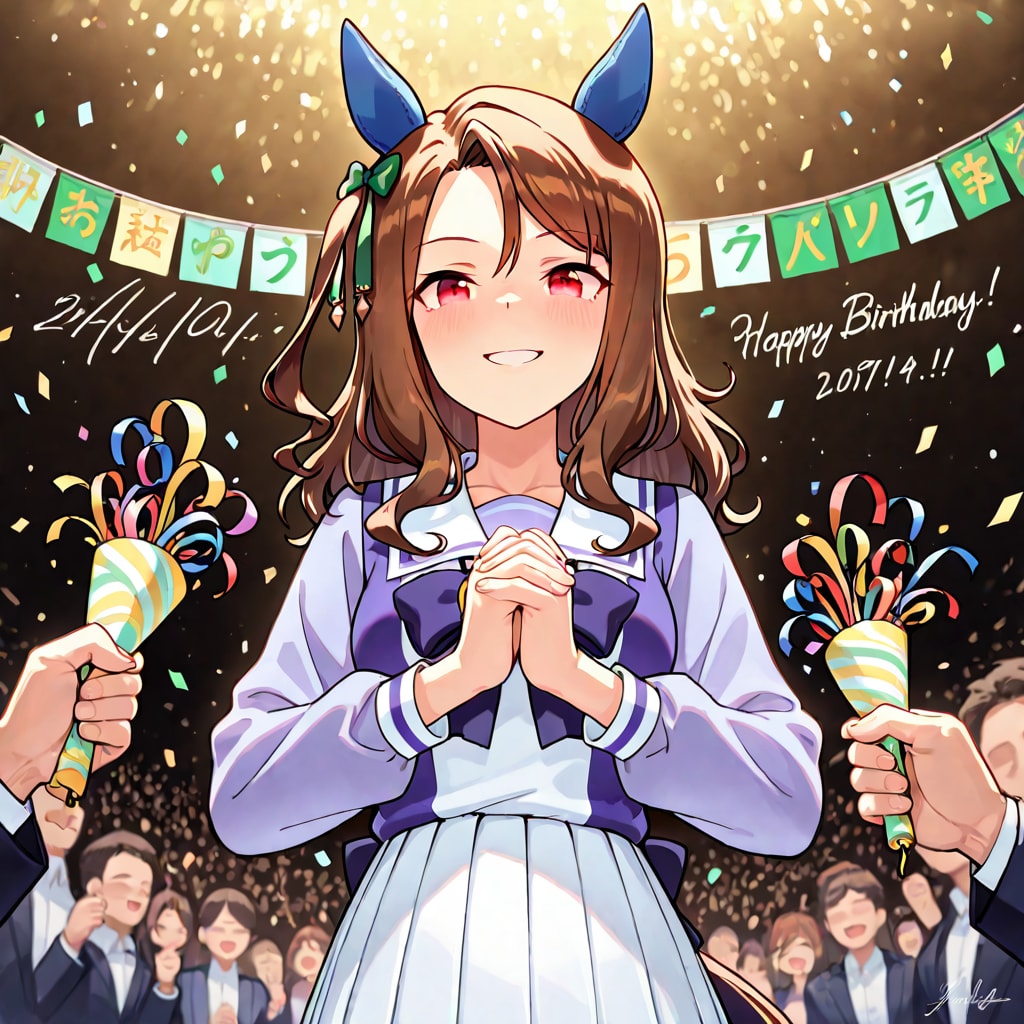 キングヘイローさん　お誕生日　bonsai版