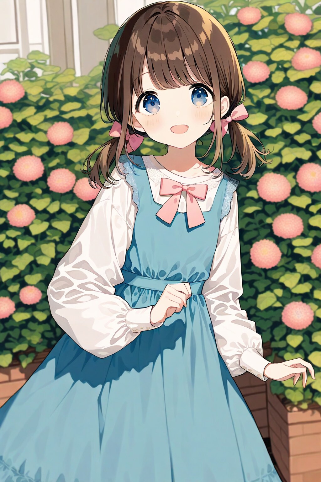 おさげ娘