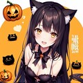 ハロウィンにゃんこ 2枚目