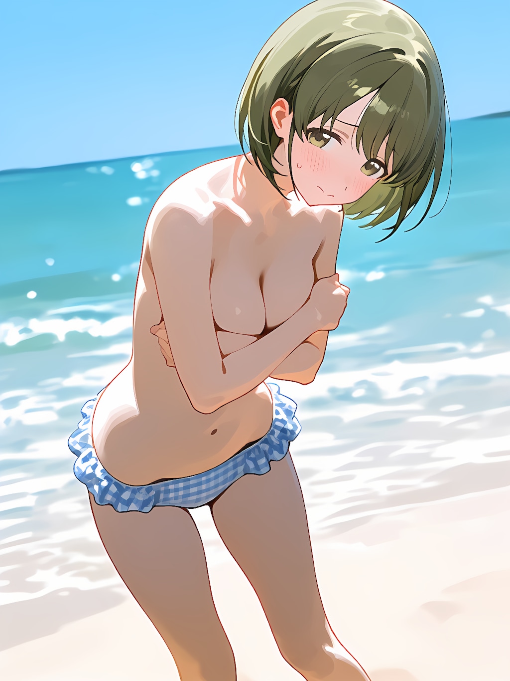 うわうわ..セ、セミヌードだなんて聞いてないんですけど…//