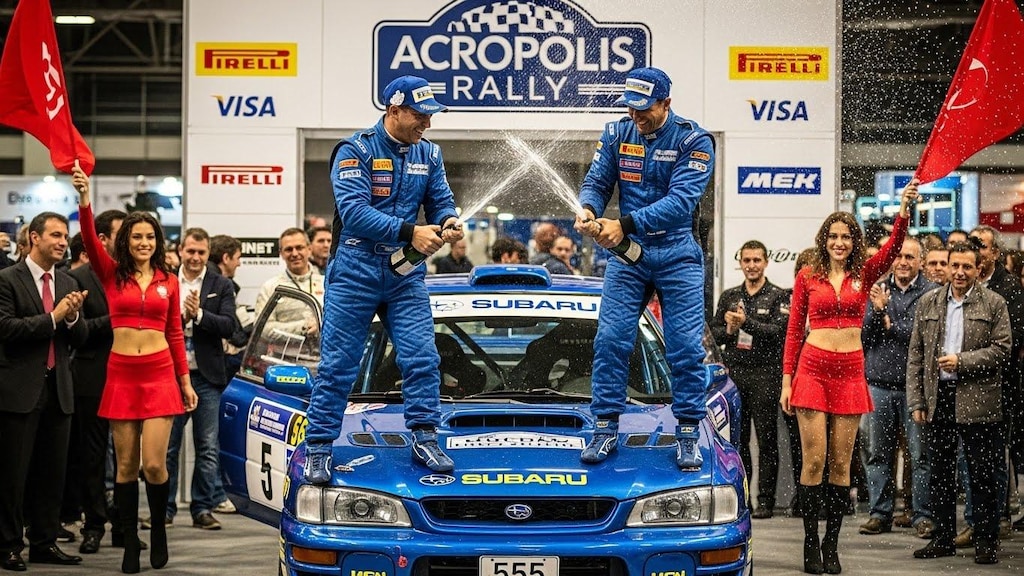 スバル優勝シーン　GC8