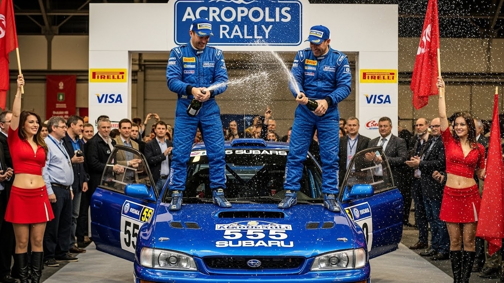 スバル優勝シーン　GC8