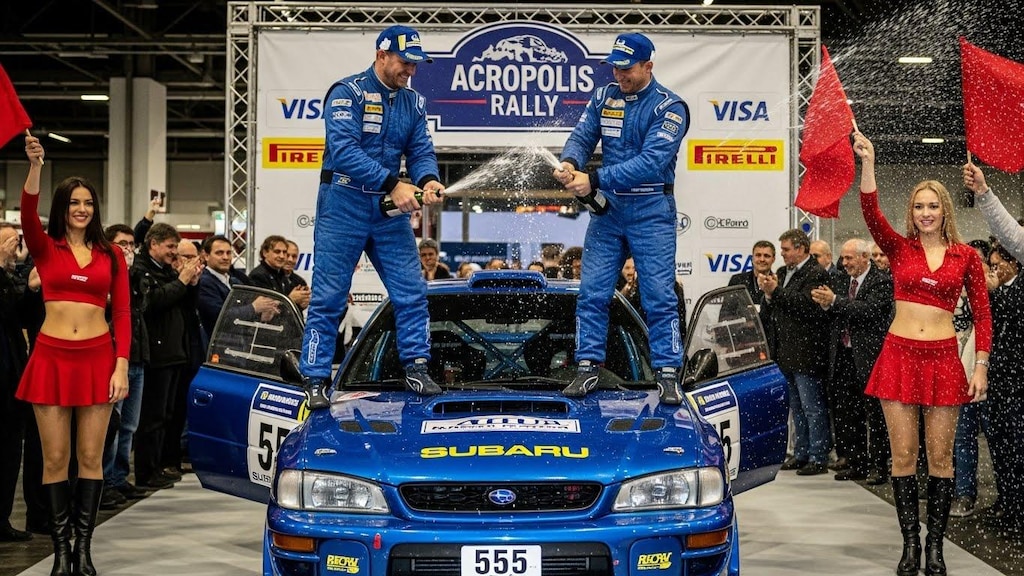 スバル優勝シーン　GC8