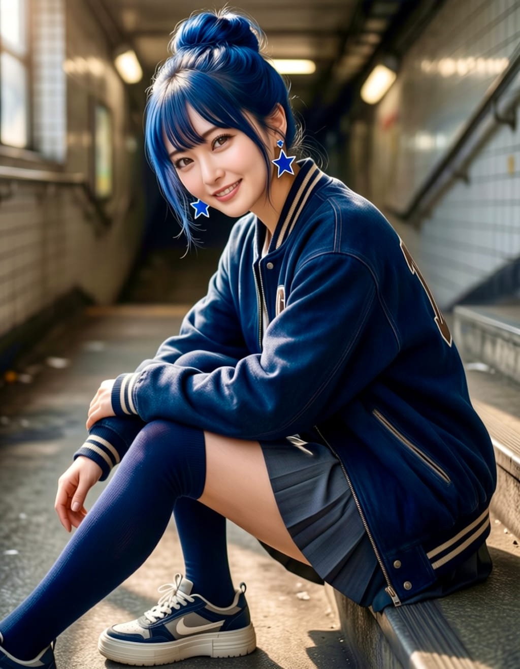 今日のリンちゃん💙写実モード➕ハイブリッド２枚・anime2.5Dモード➕ハイブリッド２枚