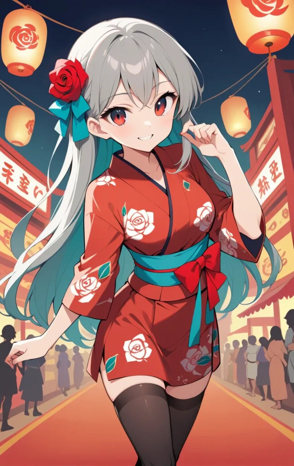 『夏だ！　浴衣だ！　ニーソだ！』inアビゲイル。