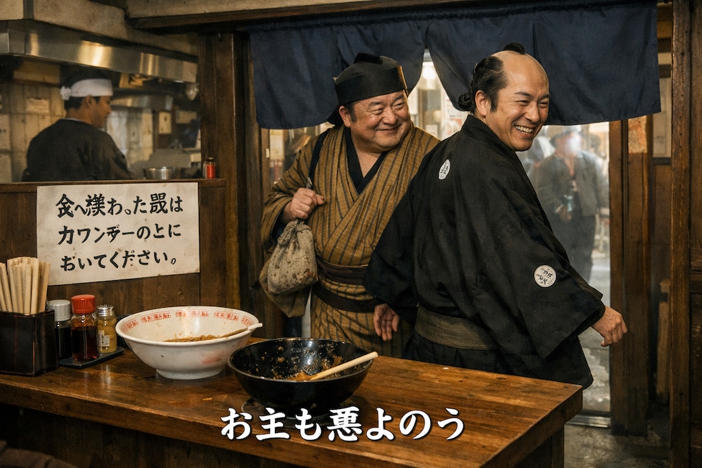 悪代官と越後屋