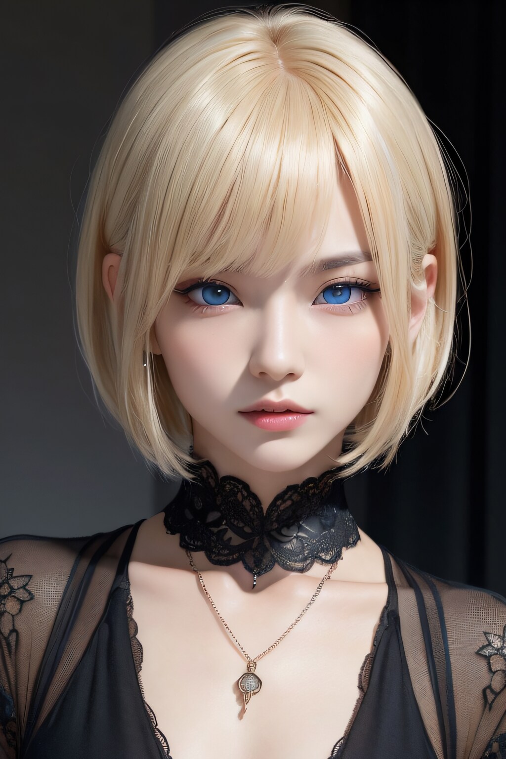 Cool blonde woman