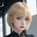 Cool blonde woman 3枚目