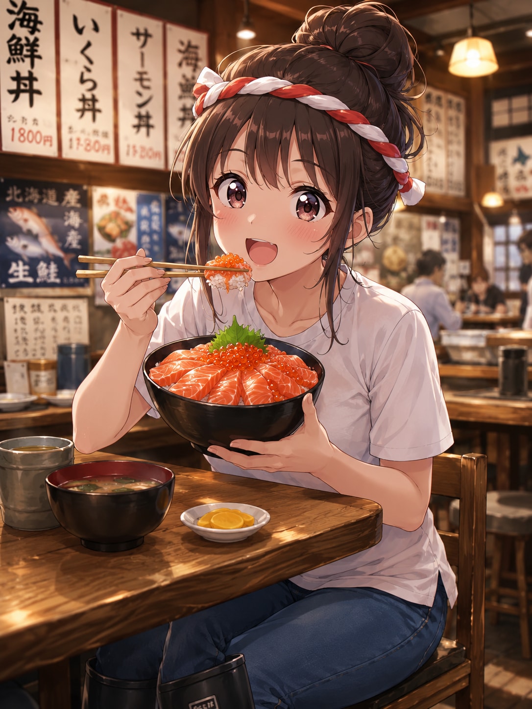 海鮮親子丼