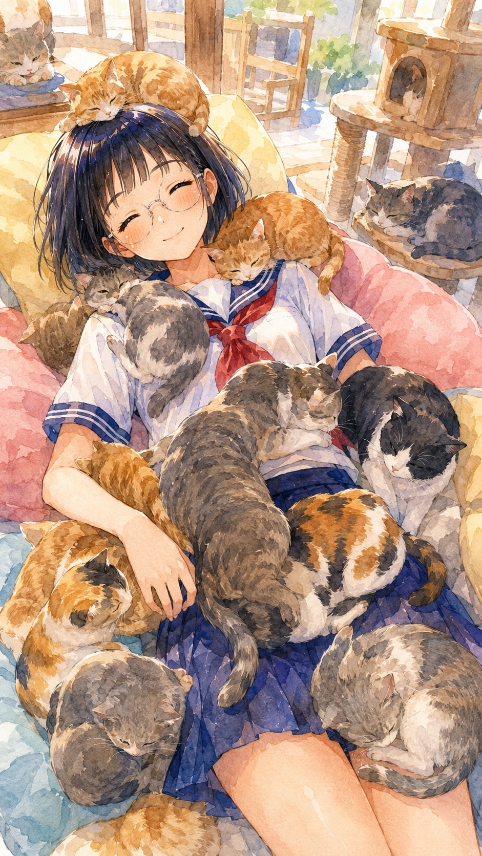 猫まみれ