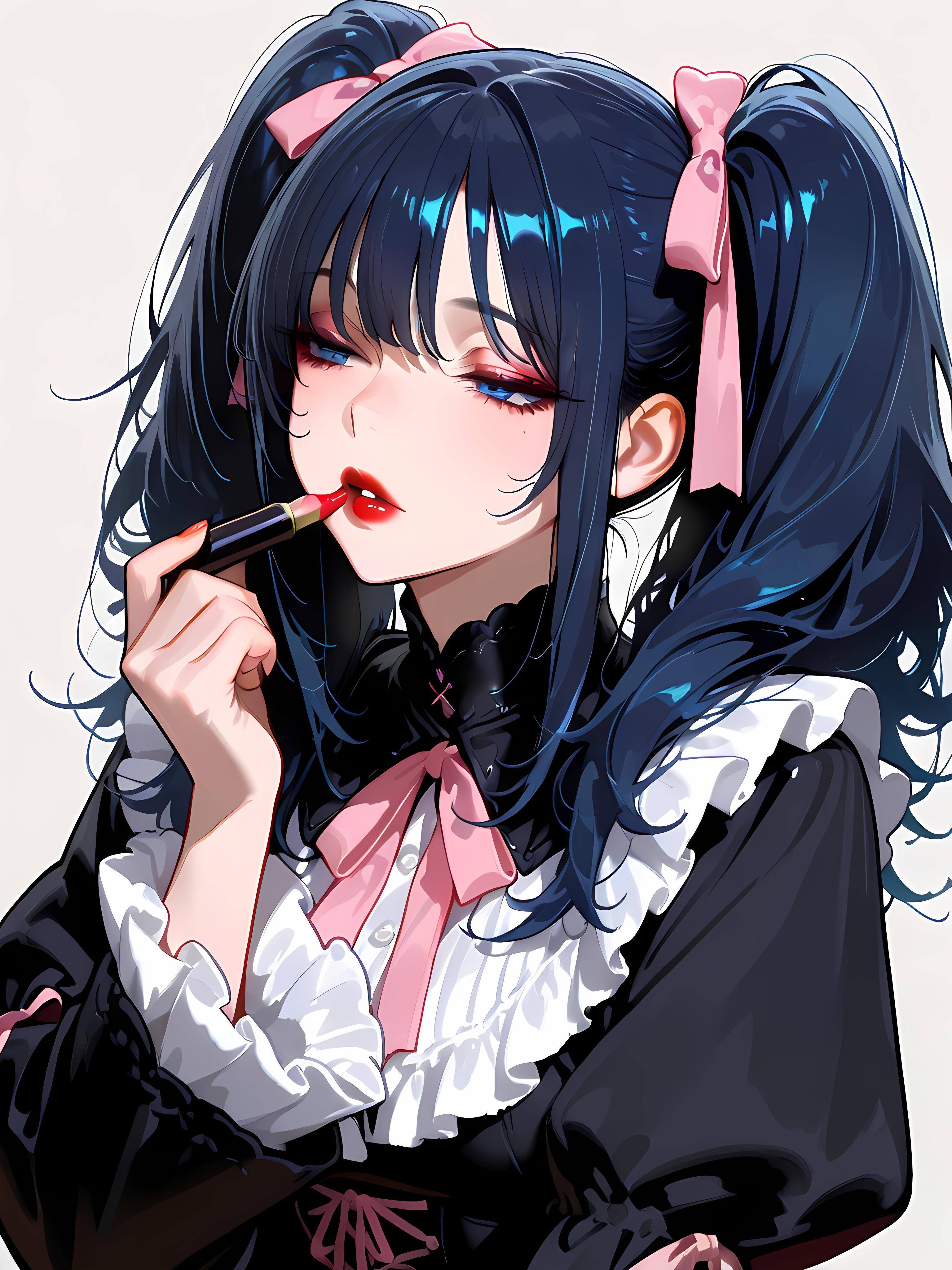 メイク | の人気AIイラスト・グラビア