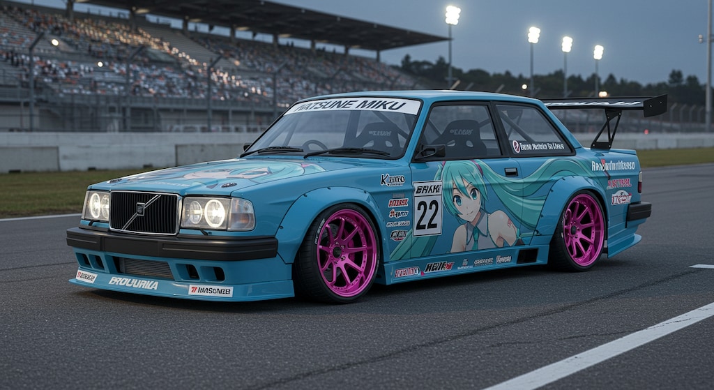 ボルボ初音ミクツーリングカー