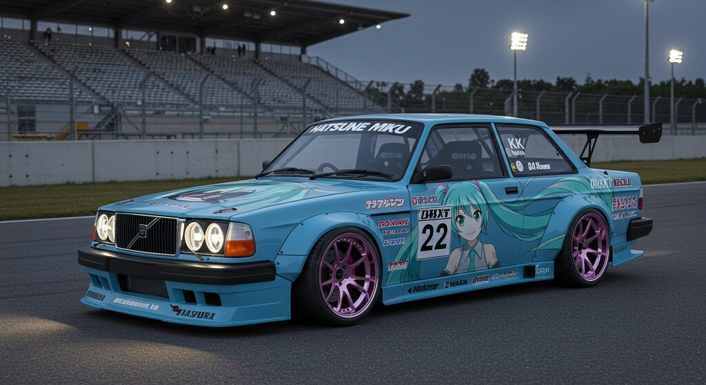 ボルボ初音ミクツーリングカー