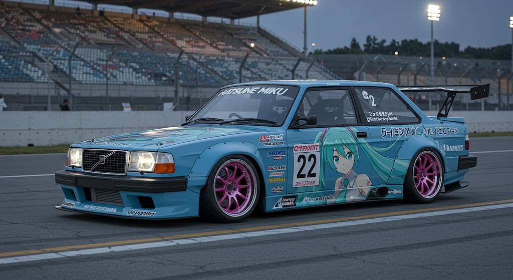 ボルボ初音ミクツーリングカー